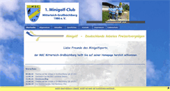Desktop Screenshot of minigolfclub-mitterteich.de